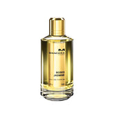 Frasco elegante de Mancera Roses Jasmine EDP 120 ml con notas de bergamota y mandarina.